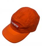 SUPREME×Barbourシュプリーム×バブアー）の古着「Waxed Cotton Camp Cap」｜オレンジ