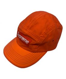 SUPREME×Barbour（シュプリーム×バブアー）の古着「Waxed Cotton Camp Cap」｜オレンジ