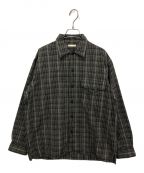 ULTERIORアルテリア）の古着「C/L OX CHECK MIL-SHIRT」｜ブラック