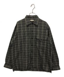 ULTERIOR（アルテリア）の古着「C/L OX CHECK MIL-SHIRT」｜ブラック