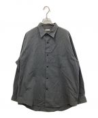 ULTERIORアルテリア）の古着「OXFORD OVERLAID SHIRT」｜グレー