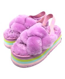 UGG（アグ）の古着「W DISCO KNOT SLIDE WILDFLOWER」｜パープル