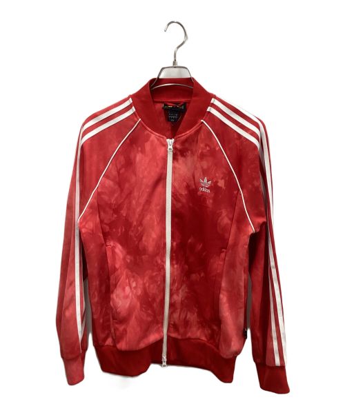 adidas（アディダス）adidas (アディダス) ブルゾン レッド サイズ:Lの古着・服飾アイテム