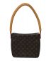 LOUIS VUITTON (ルイ ヴィトン) ルーピングMM ブラウン：45000円