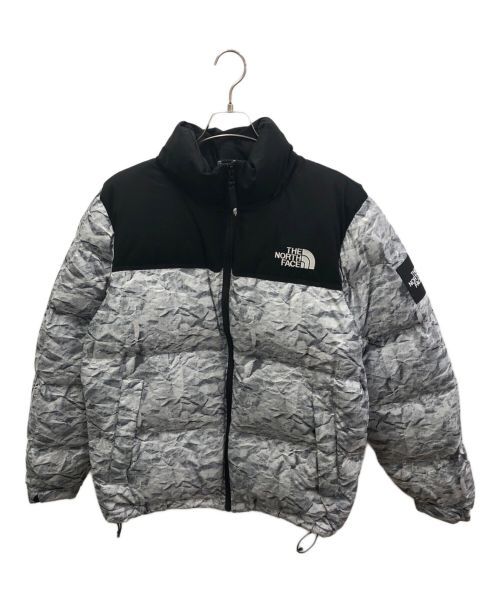 THE NORTH FACE（ザ ノース フェイス）THE NORTH FACE (ザ ノース フェイス) NOVELTY NUPTSE DOWN JACKET グレー サイズ:XLの古着・服飾アイテム