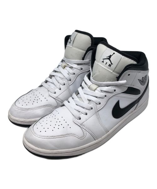 NIKE（ナイキ）NIKE (ナイキ) AIR JORDAN1 MID ホワイト サイズ:28の古着・服飾アイテム