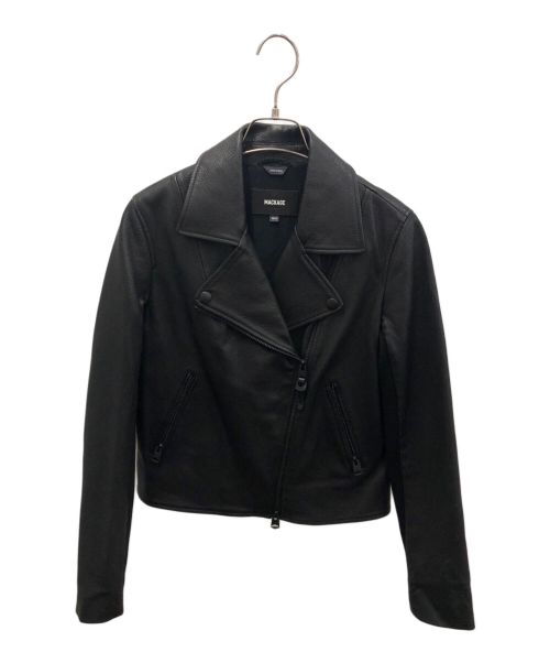 mackage（マッカージュ）mackage (マッカージュ) GEM LEATHER BIKER JACKET ブラック サイズ:XSの古着・服飾アイテム