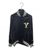 Couture d'adamクチュールドアダム）の古着「YALE univ.スタジアムジャンパー」｜ネイビー