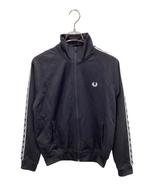 FRED PERRY（フレッドペリー）FRED PERRY (フレッドペリー) CONTRAST TAPE TRACK JACKET ネイビー サイズ:Mの古着・服飾アイテム