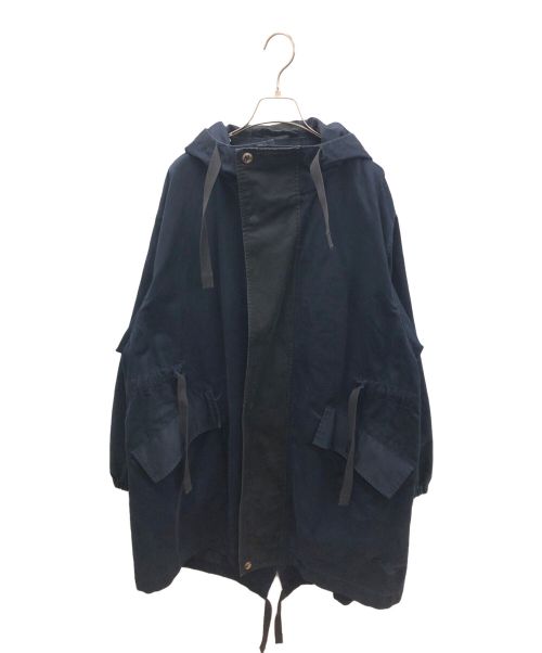 Acne studios（アクネ ストゥディオス）Acne studios (アクネ ストゥディオス) Tech-twill Fishtail Parka ネイビー サイズ:46の古着・服飾アイテム