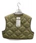 HYKE (ハイク) QUILTED CROPPED VEST オリーブ サイズ:記載なし：18000円