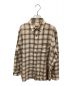 ULTERIOR（アルテリア）の古着「C/W CHECKED TWILL SHIRT」｜ベージュ