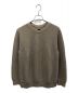 BATONER（バトナ―）の古着「COTTON SIGNATURE CREW NECK」｜ベージュ