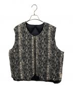 stussyステューシー）の古着「The Python Reversible Vest」｜ブラック