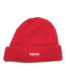 SUPREME（シュプリーム）の古着「ニット帽」｜レッド