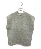 AURALEEオーラリー）の古着「WOOL ALPACA FELT KNIT VEST」｜ミント