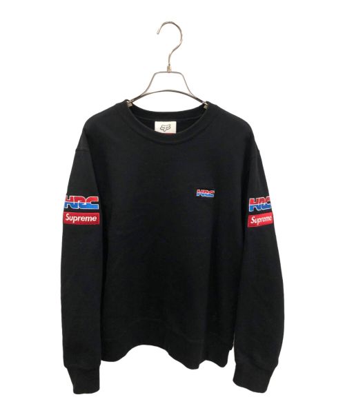 SUPREME（シュプリーム）SUPREME (シュプリーム) Honda Fox Racing Crewneck ブラック サイズ:Smallの古着・服飾アイテム