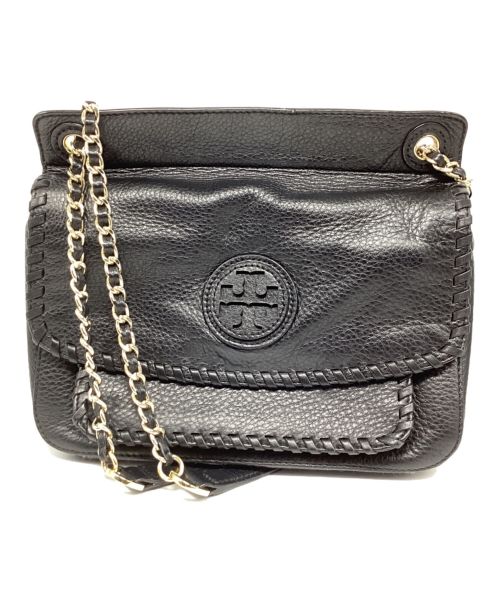 TORY BURCH（トリーバーチ）TORY BURCH (トリーバーチ) チェーンショルダーバッグ ブラックの古着・服飾アイテム