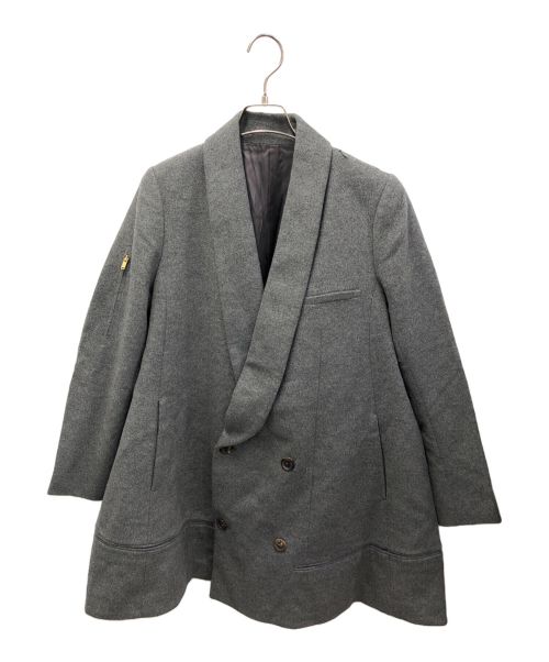 UNDERCOVER（アンダーカバー）UNDERCOVER (アンダーカバー) デザインテーラードジャケット グレー サイズ:1の古着・服飾アイテム