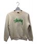 stussy（ステューシー）の古着「ロゴスウェット」｜ベージュ