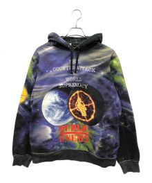 SUPREME×UNDERCOVER（シュプリーム×アンダーカバー）の古着「Public Enemy Hooded Sweatshirt」｜パープル