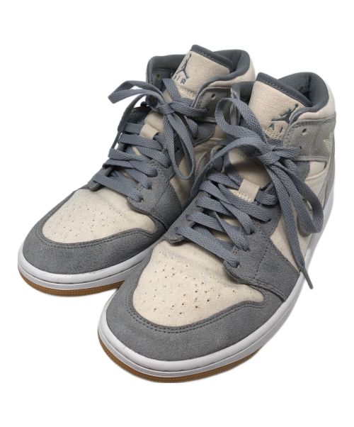 NIKE（ナイキ）NIKE (ナイキ) AIR JORDAN 1 MID SE COCONUT グレー サイズ:27.5の古着・服飾アイテム