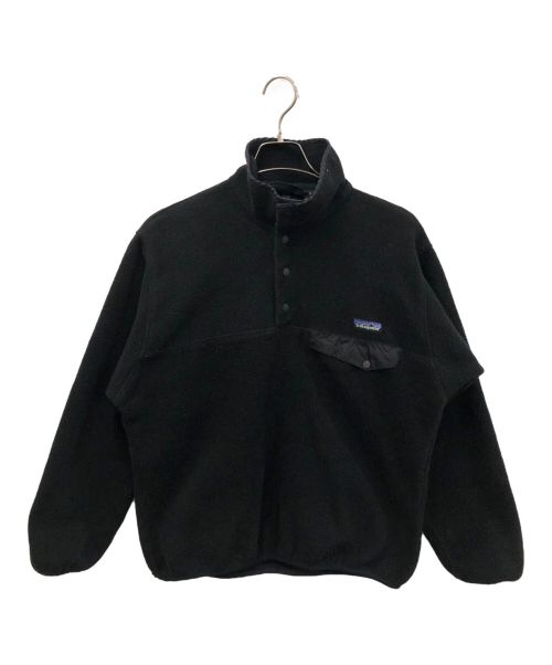 Patagonia（パタゴニア）Patagonia (パタゴニア) シンチラフリースプルオーバー ブラック サイズ:Mの古着・服飾アイテム