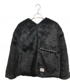 WTAPSダブルタップス）の古着「Urcon Jacket Poly Fur Taffeta Spec」｜ブラック