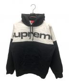 SUPREMEシュプリーム）の古着「Blocked hooded sweatshirt(ブロック フーデッド スウェットシャツ)」｜ブラック