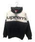 SUPREME（シュプリーム）の古着「Blocked hooded sweatshirt(ブロック フーデッド スウェットシャツ)」｜ブラック