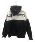 SUPREME (シュプリーム) Blocked hooded sweatshirt(ブロック フーデッド スウェットシャツ) ブラック サイズ:Large：14000円