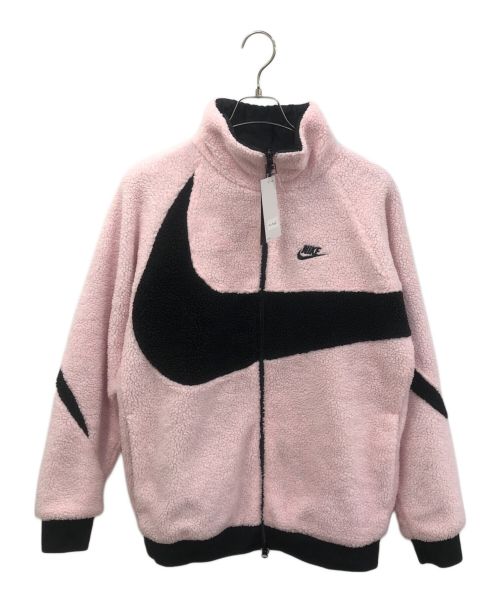 NIKE（ナイキ）NIKE (ナイキ) BIG SWOOSH BOA JACKET ピンク サイズ:M 未使用品の古着・服飾アイテム