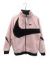 NIKE（ナイキ）の古着「BIG SWOOSH BOA JACKET」｜ピンク