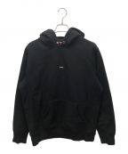 SUPREMEシュプリーム）の古着「Micro Logo Hooded Sweatshirt」｜ブラック