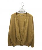 AURALEEオーラリー）の古着「SUPER HARD TWIST RIB KNIT CARDIGAN」｜ベージュ