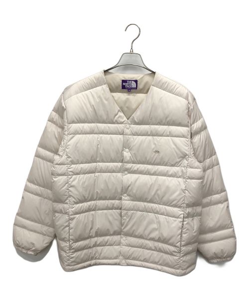 THE NORTHFACE PURPLELABEL（ザ・ノースフェイス パープルレーベル）THE NORTHFACE PURPLELABEL (ザ・ノースフェイス パープルレーベル) Down Cardigan ベージュ サイズ:XLの古着・服飾アイテム