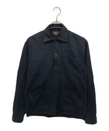 RRL（ダブルアールエル）の古着「ダブルポケットデニムプルオーバーシャツ」｜ネイビー