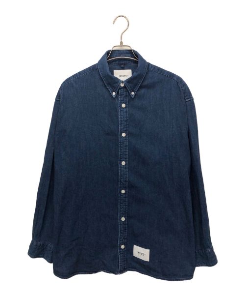 WTAPS（ダブルタップス）WTAPS (ダブルタップス) BD 04 LS COTTON DENIM インディゴ サイズ:X03の古着・服飾アイテム