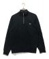 FRED PERRY（フレッドペリー）の古着「Half Zip Sweatshirt」｜ブラック