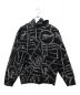 SUPREME（シュプリーム）の古着「Gonz EmbroideredMap Hooded」｜ブラック