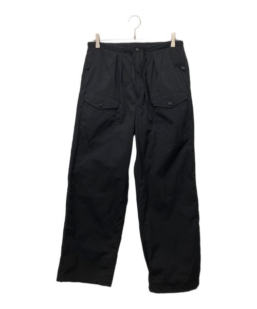 ULTERIOR（アルテリア）ULTERIOR (アルテリア) NYLON AIR POPLIN MIL-PANTS ブラック サイズ:3の古着・服飾アイテム