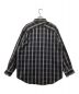 ULTERIOR (アルテリア) WOOL SHADOW CHECK W/P SHIRT ブラック サイズ:4：11000円