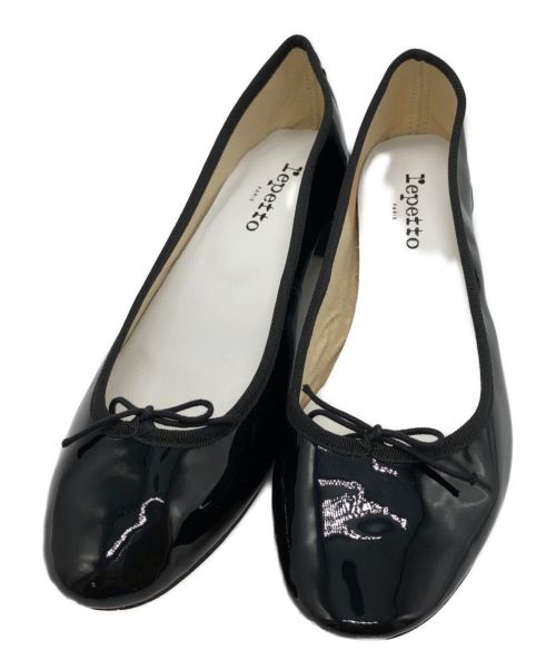 中古・古着通販】repetto (レペット) エナメルリボンパンプス ブラック