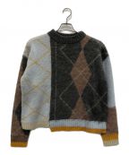 Ameriアメリ）の古着「INGENUOUS ARGYLE KNIT」｜グレー