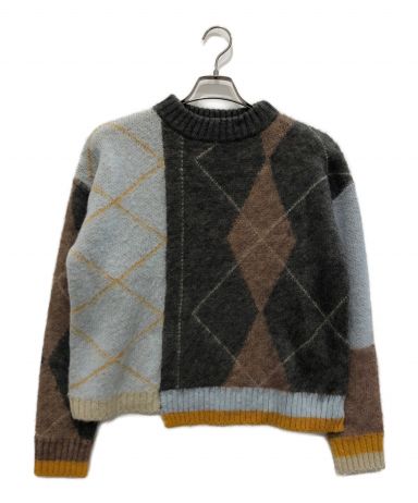 【中古・古着通販】AMERI (アメリ) INGENUOUS ARGYLE KNIT