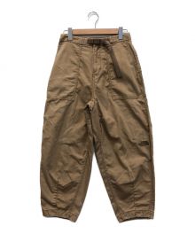 THE NORTH FACE（ザ ノース フェイス）の古着「Herringbone Twill Wide Cropped Pants」｜ベージュ