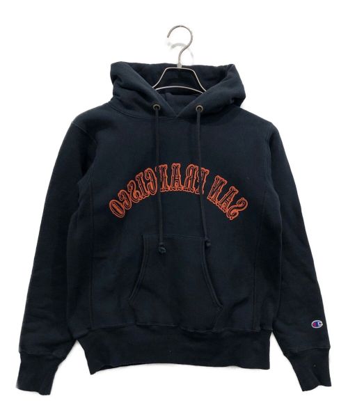 Champion REVERSE WEAVE（チャンピオン リバース ウィーブ）Champion REVERSE WEAVE (チャンピオン リバースウィーブ) パーカー ブラック サイズ:MEDIUMの古着・服飾アイテム