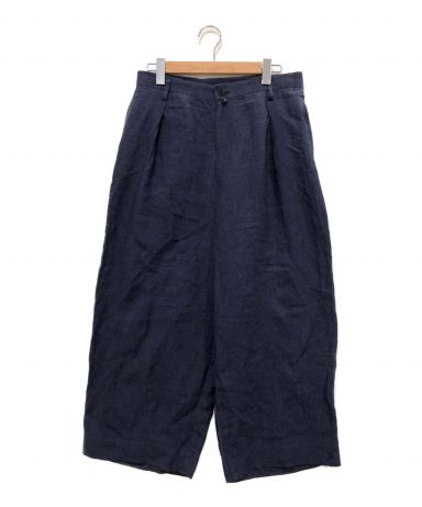 中古・古着通販】MARKA (マーカ) TUCK WIDE PANTS exclusive ネイビー