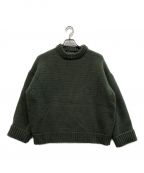 AURALEEオーラリー）の古着「SUPER MILLED KNIT BIG P」｜グリーン