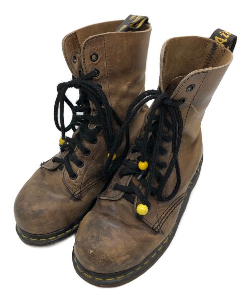 Dr.Martens（ドクターマーチン）Dr.Martens (ドクターマーチン) 10ホールブーツ ブラウン サイズ:表記なしの古着・服飾アイテム